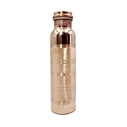 Pure copper water bottle - copper,
