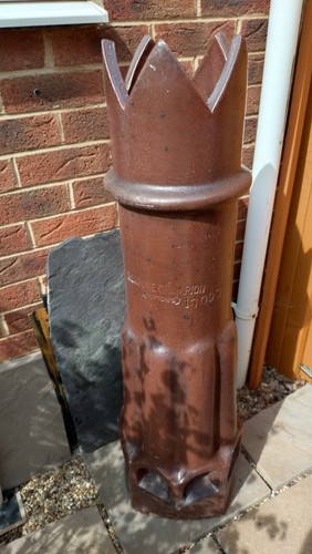 Chimney pot ceramic rocket - chimney,