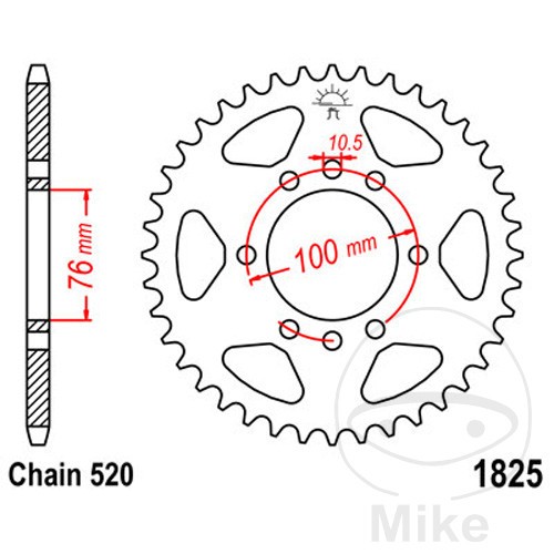 Sprockets transmission - jt,