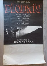 PLANXTY ORIGINAL CONCERT POSTER 1979