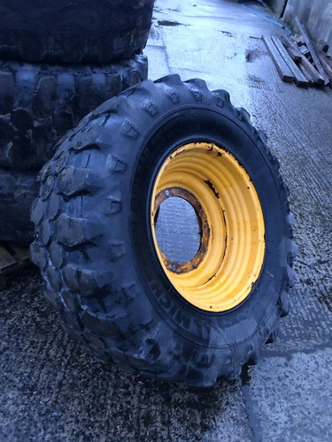 Jcb rims and tyres - and,