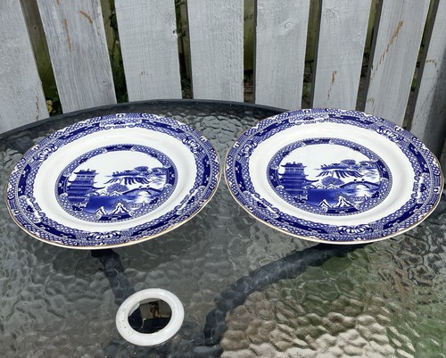 Ringtons willow pattern dinner - pattern,
