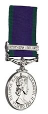 Full Size Replica GENERAL SERVICE MEDAL. Northern Ireland Clasp. Silver. GSM