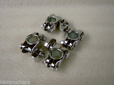 4 CRASH BAR MIRROR STEM CHROME