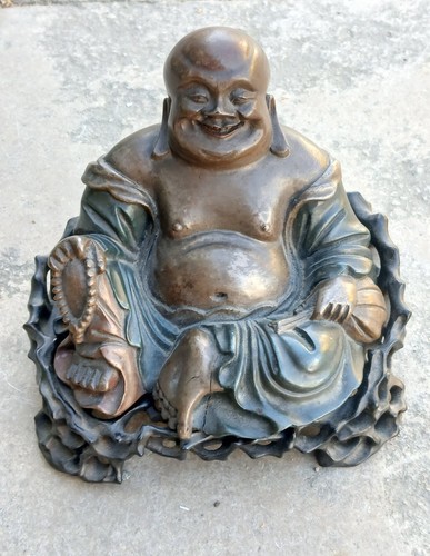 Antique chinese buddha lacquer - chinese,