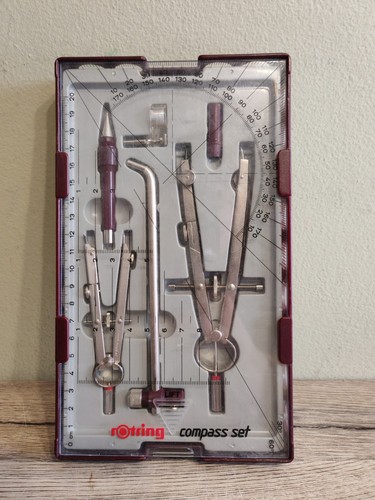 Vintage rotring compass - rotring, set