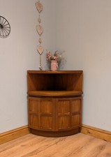 Retro Mid Century Nathan Corner Unit Cabinet Cupboard Sideboard Teak Vintage