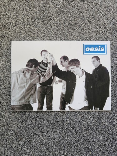Oasis promo fan club xmas - oasis, card