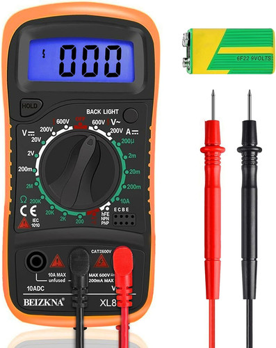Digital multimeter lcd car - multimeter,