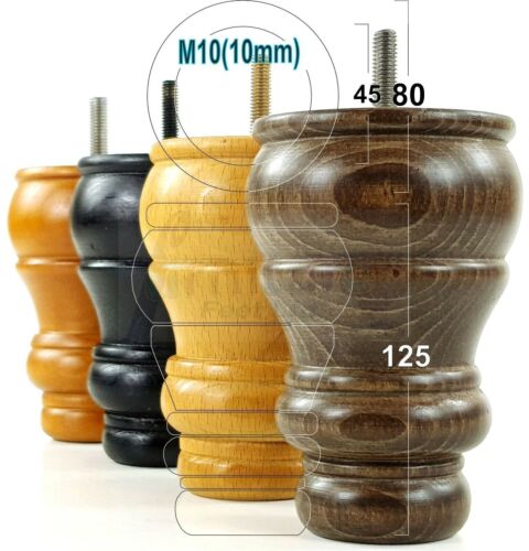 Turned wood furniture legs - turned,
