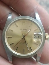 Tudor 74033 Stainless Steel Original 2824-2 Automatic Movement Watch Working