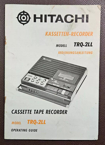 Hitachi trq 2ll - cassette, tape