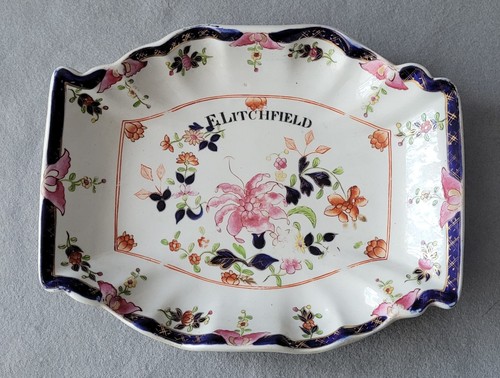 Antique masons ironstone named - masons,