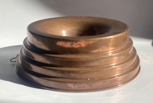 Vintage copper tiered ring - copper,