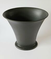 Wedgwood Black Jasperware Large Vase - 9 1/2 Inch 