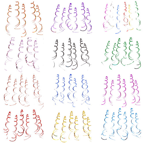 Hanging swirl decorations - swirl,