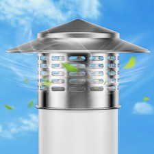 Chimney Rain Cap Chimney Flue Cowl Pipe Roof Vent Cap Rain Cover Stove Pipe-Cap
