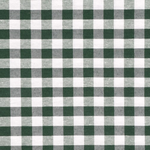Ibiza gingham bottle green - gingham,