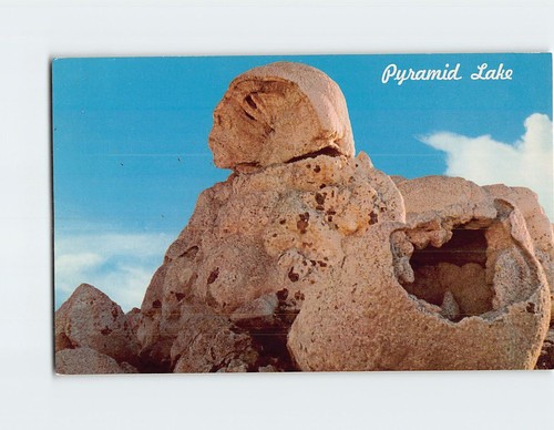 Postcard pyramid lake squaw - pyramid,