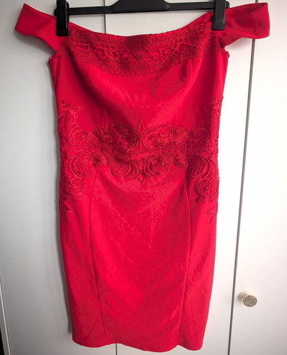 Lipsy london red bodycon - bodycon, knee