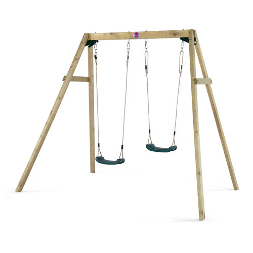 Garden wooden double rope - garden,