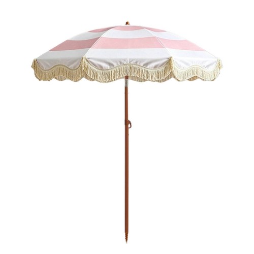 Sunshade with fringe striped - sunshade,