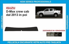 fasce parasole vetri compatibili con ISUZU D-max crew cab dal 2013 in poi