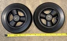 TWO 6" x 1.5" Quickie Wide PRIMO TIRES Ki Wheelchair Front Wheel Caster 5/16" ID