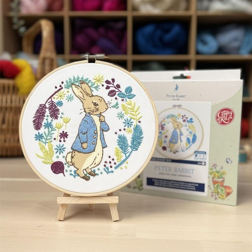 Peter rabbit embroidery kit - peter,