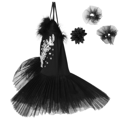 Black adult ballet - black, skirt