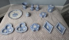 A Selection Of Blue Jasperware