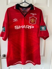 Manchester United 1996 Home FA Cup Final Shirt KEANE 16 XL S4