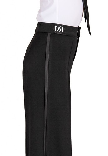 Dsi black gabardine ballroom - black,