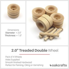 Oakcrafts - 2" Double Treaded
