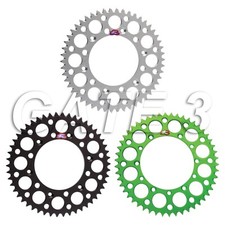 Kawasaki KX250 Renthal Rear Sprocket 1982-2008 Green-Black-Silver 112U