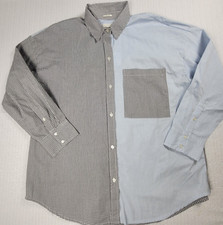 Abercrombie Fitch Long Sleeve Button Up Shirt NWT Men's Size Large Colorblock