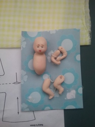 Porcelain baby doll - , making