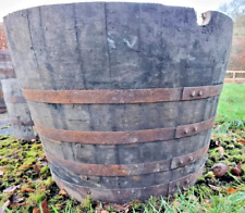 GIANT / EXTRA LARGE OAK SHERRY BARREL - IDEAL TREE BIG SHRUB GARDEN PLANTER TUB*