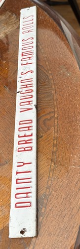Vintage tin metal dainty bread - tin,