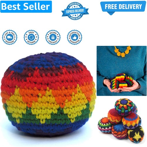Hacky sack knitted footbags - knitted,