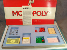 Monopoly Original Classic 1961 Edition Board Game Vintage Waddingtons Complete