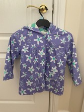 Hatley Girls Flower Raincoat jacket - size 4