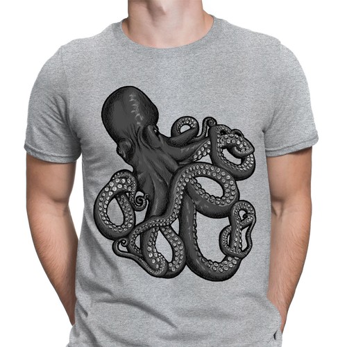 Octopus japanese calligraphy - octopus,