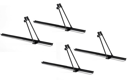 Car roof mounted rack - mounted, bar