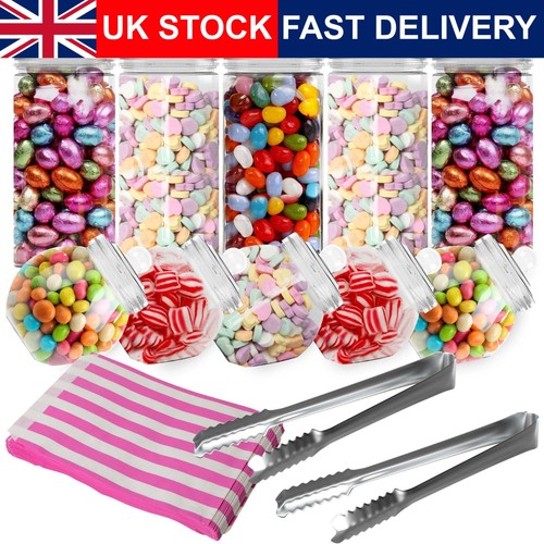 Retro plastic sweet jars - retro,