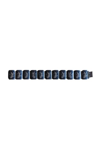 Siam sterling niello bracelet - sterling,