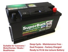 Deep Cycle Leisure Battery 12V 100AH SB S100 Caravan Motorhome Marine Boat