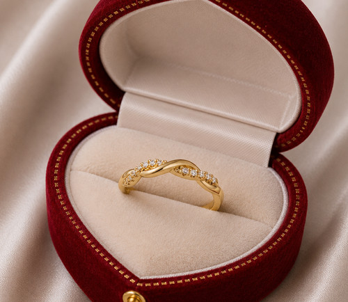 18k gold plated - plated, ring