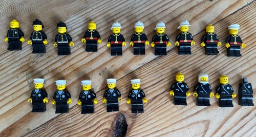 Lego minifigures police fire - lego, &