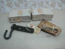 2 NOS MILITARY STAPLE HOOK BMC AUSTIN CHAMP K2 K3 K8 K9 MORRIS C8 TRUCK TRAILER